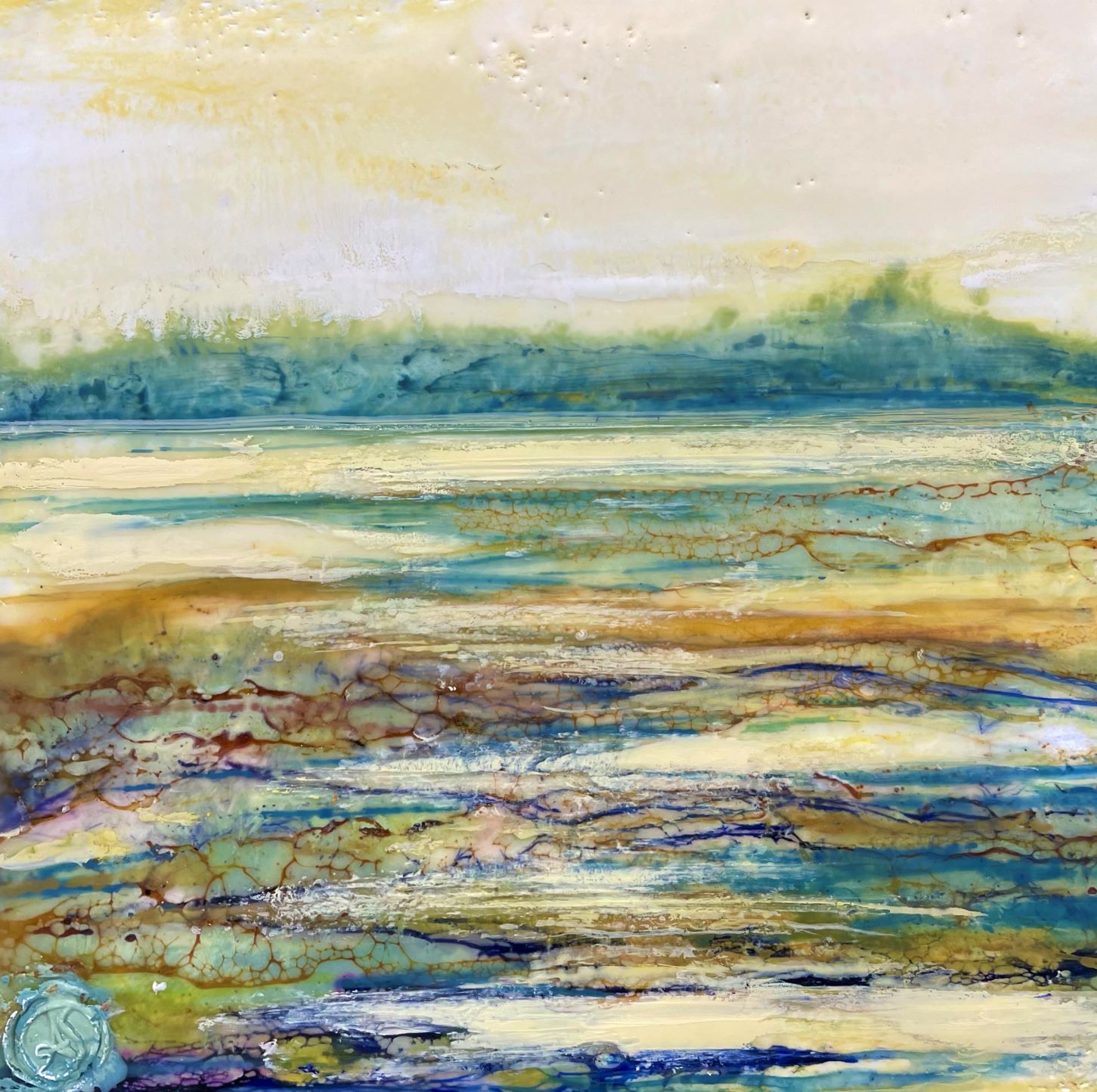 Abstract landscape by Anne Stine