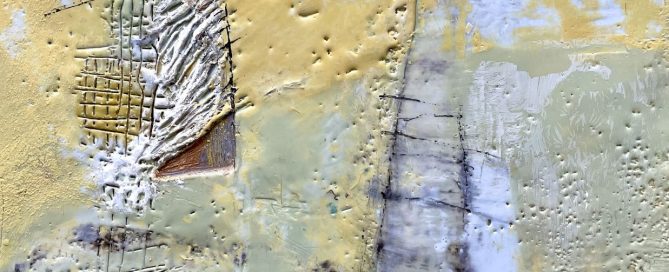 encaustic abstract painting by anne Stine