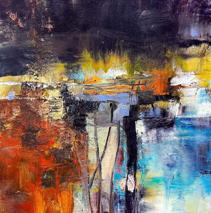 abstract painting by anne Stine