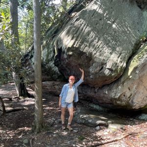 Large boulder