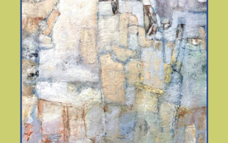 abstract geology encaustic painting