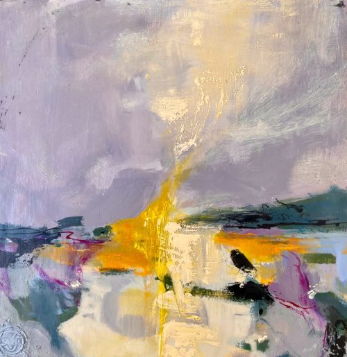 encaustic painting by Anne Stine