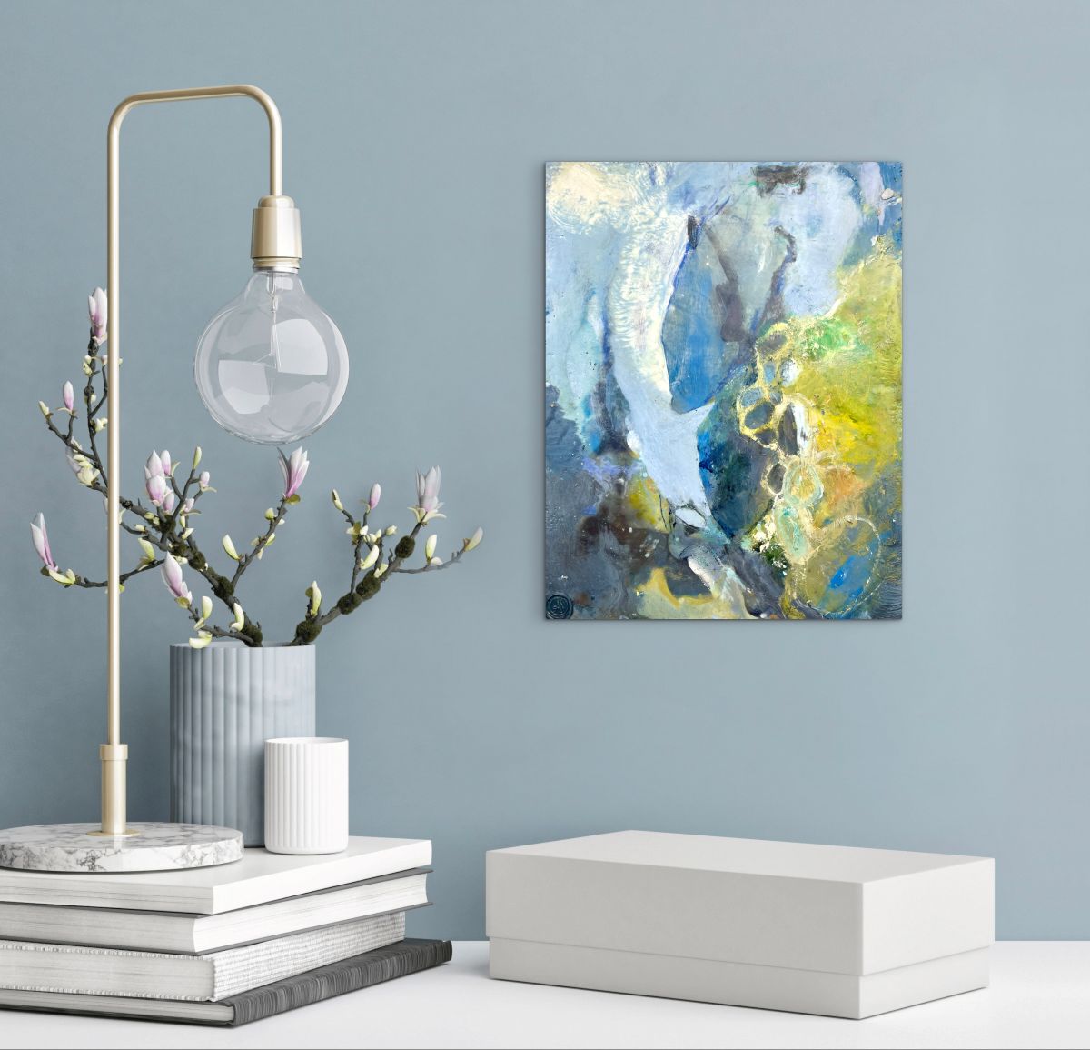 Memory Swims in Pairs / 10"x8"