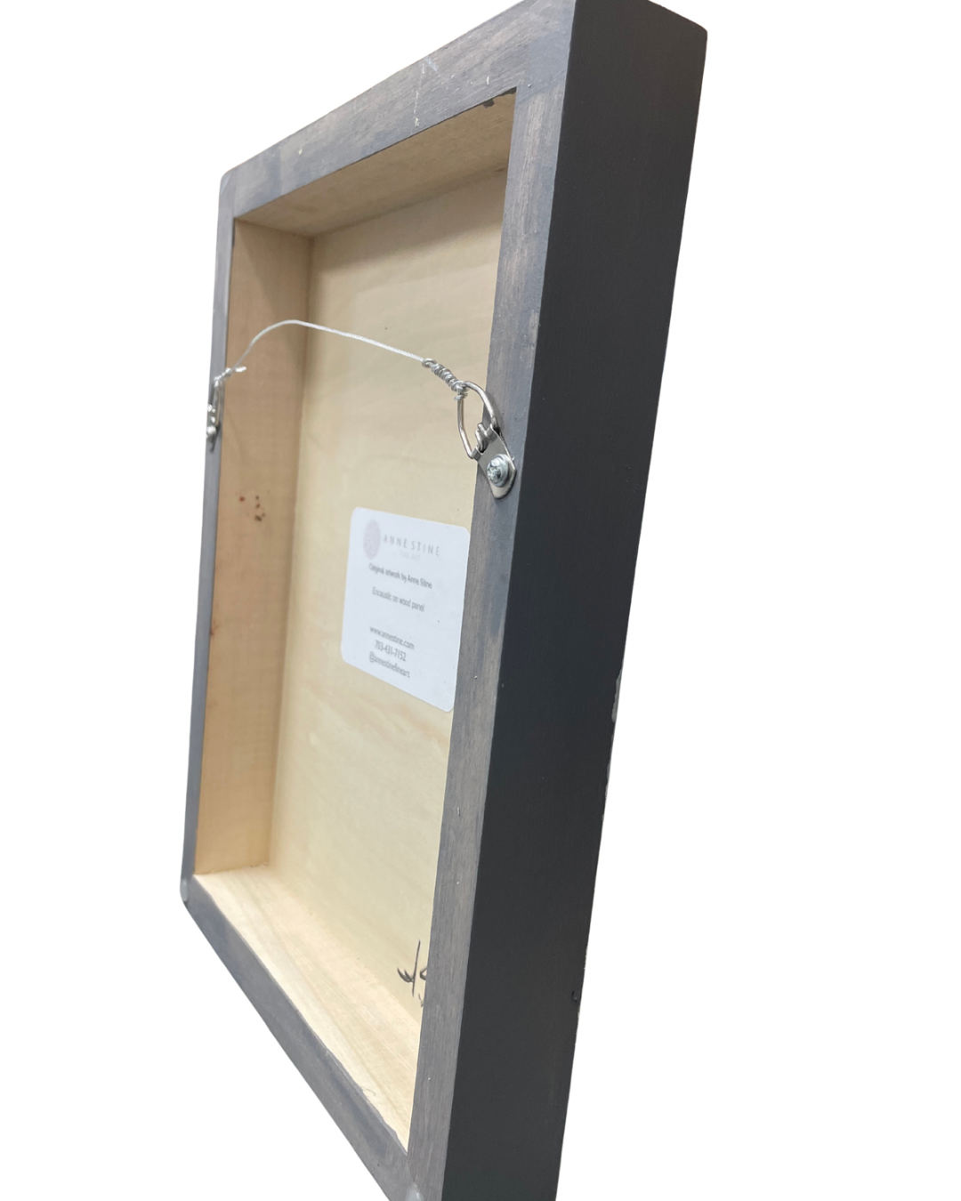 side of a wood panel