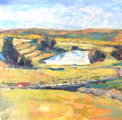 Vineyard painting